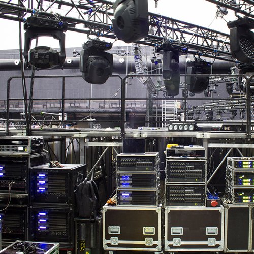 A and V equipment on rent